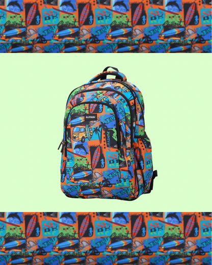 Alimasy Large Backpack - Surf Kombi