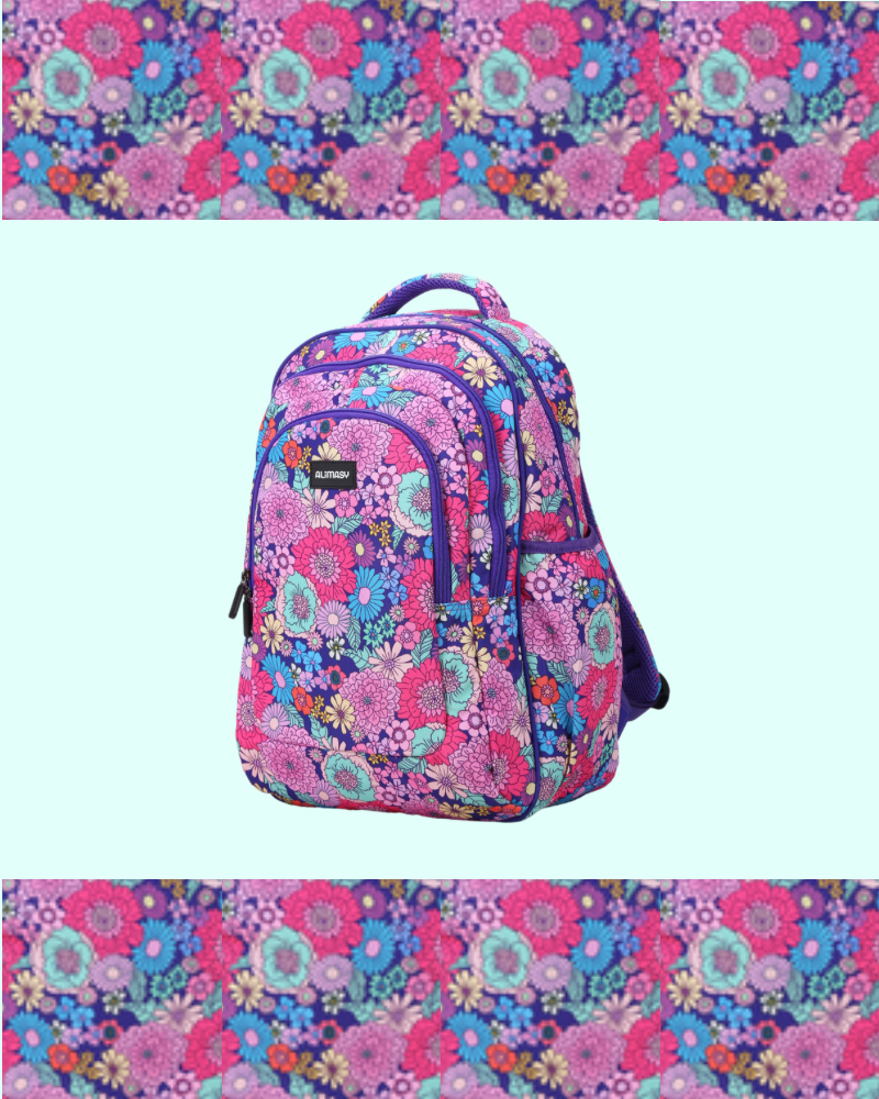 Alimasy Large Backpack - Summer Flowers