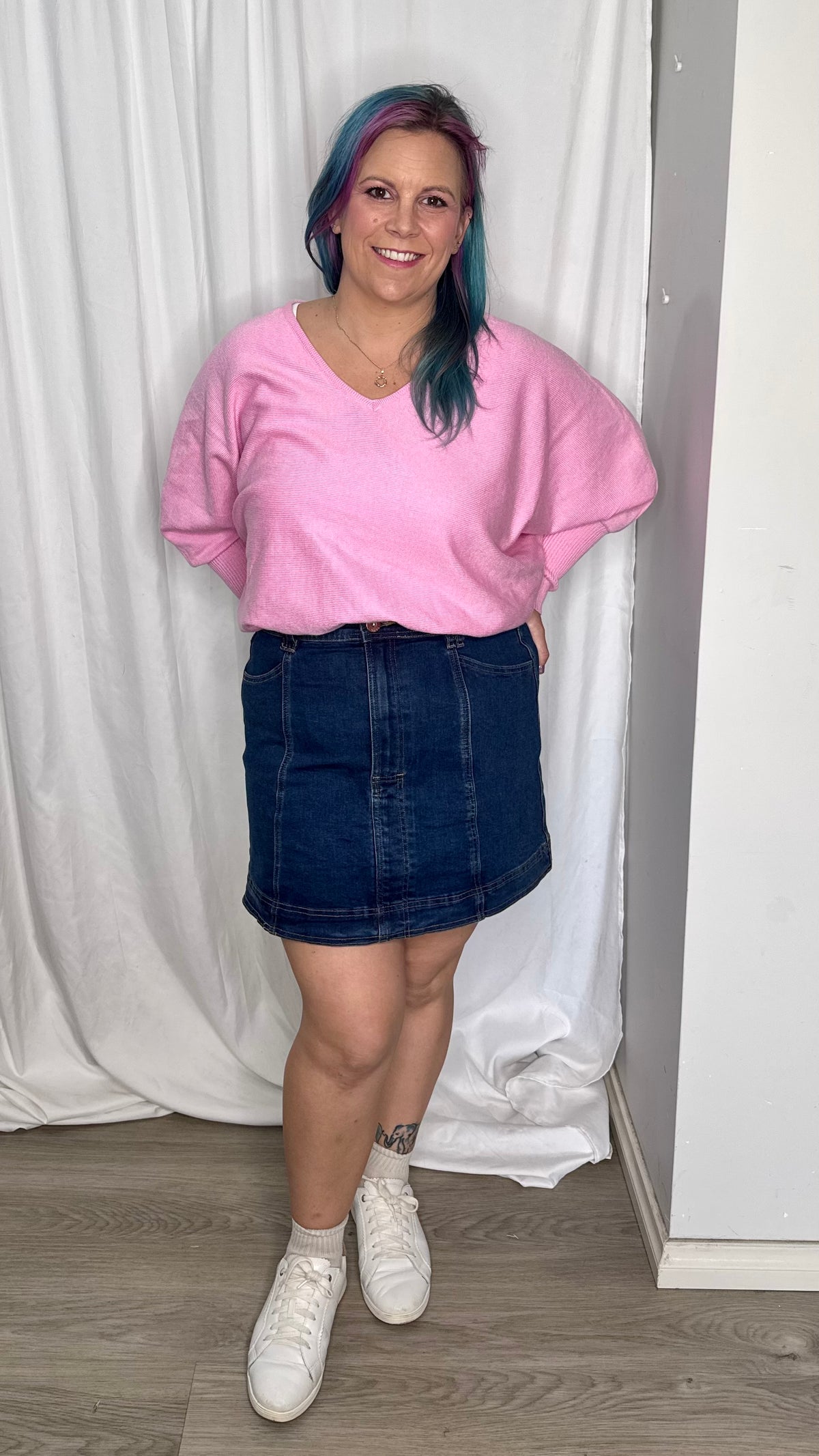 Aline Denim Mini Skirt