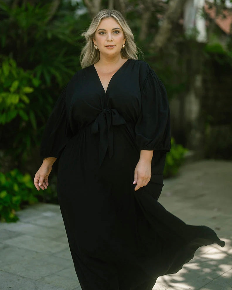 Hannah Maxi Dress: 
Make maximum impact in the Hannah Maxi this social season. The premium flowing fabric creates a beautiful draping silhouette that really elevates this style. Featur - Ciao Bella Dresses 
