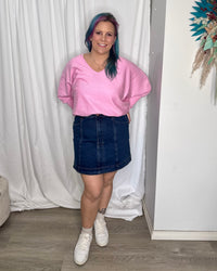 Aline Denim Mini Skirt