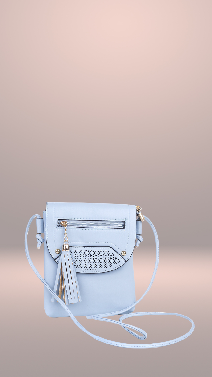 Crossbody Bag - Zip Tassel~