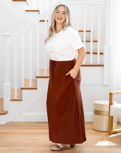 Bianca Skirt - Mocha