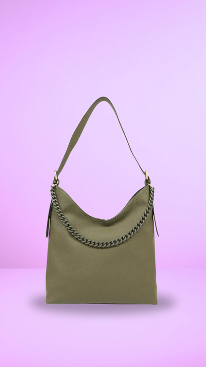 Lizzie Shoulder Bag - Tan