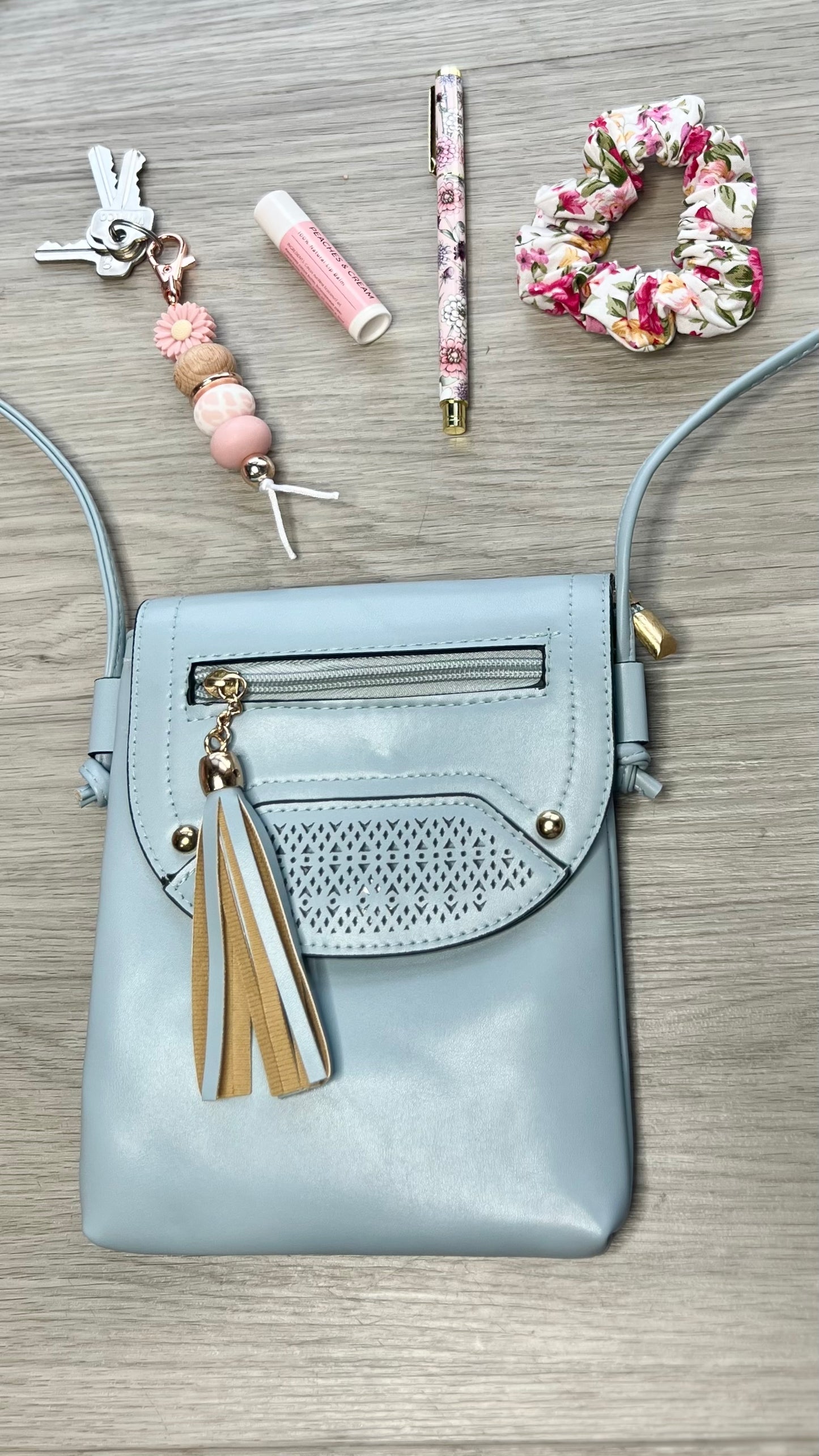 Crossbody Bag - Zip Tassel~
