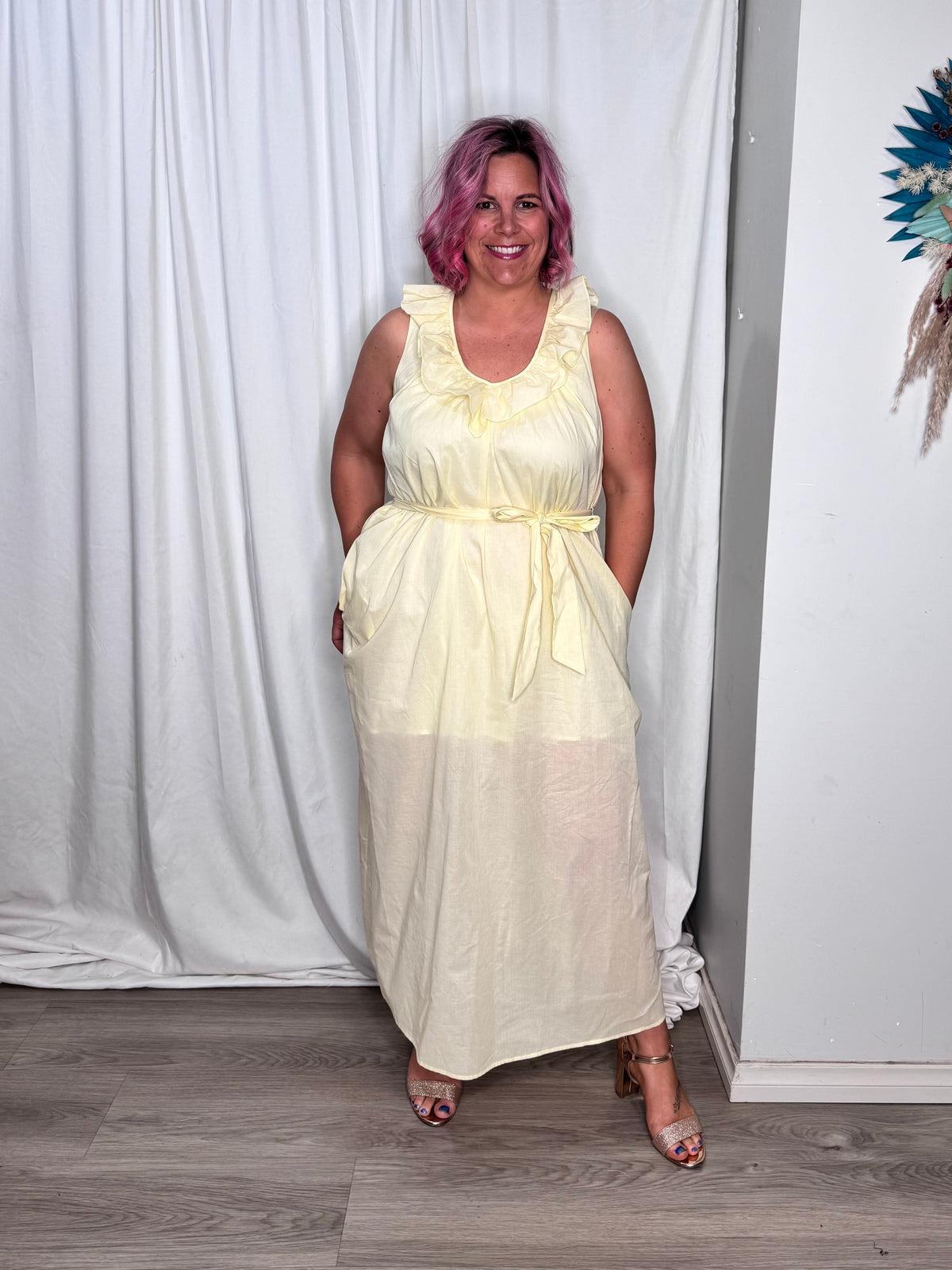 Lilla Dress - Butter Yellow