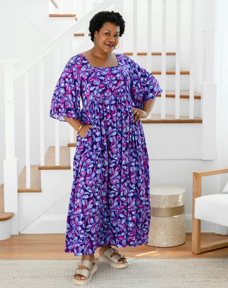 Kalani Maxi Dress - Violet Blossom