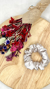 Berry Sweet Regular Satin Scrunchies | Berry Sweet Scrunchies | Satin scrunchies are our top seller, a crowd favourite! Super stretchy and comfortable to wear - you won't be disappointed! This scrunchie comes in a variety of gorg