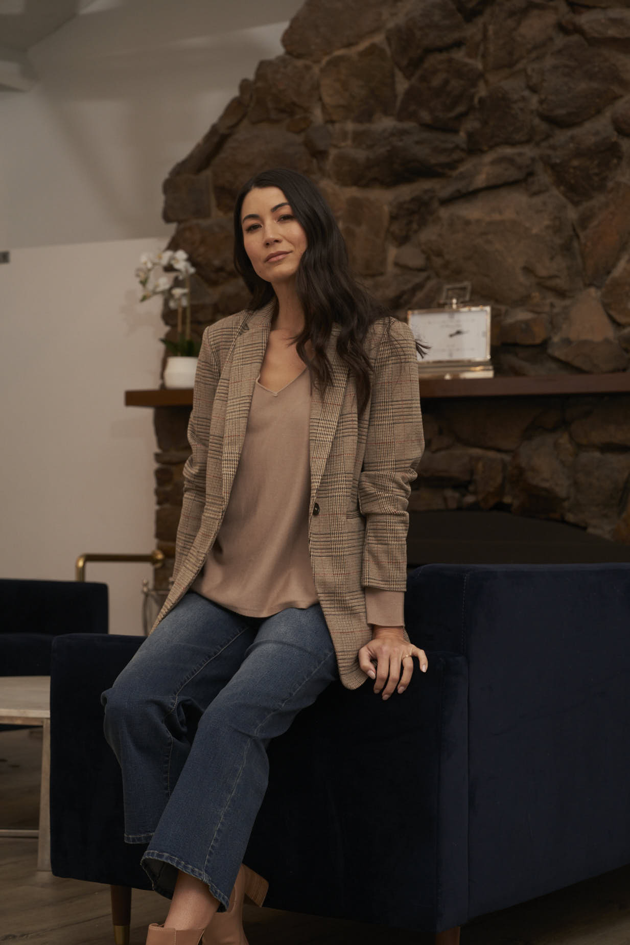 ***NEW*** Portsea Stretch Blazer | Betty Basics | It doesn't get more classic than this versatile layering piece. We call it the Goldilocks of blazers: not too big, not too small and structured enough to wear over a | Ciao Bella Dresses