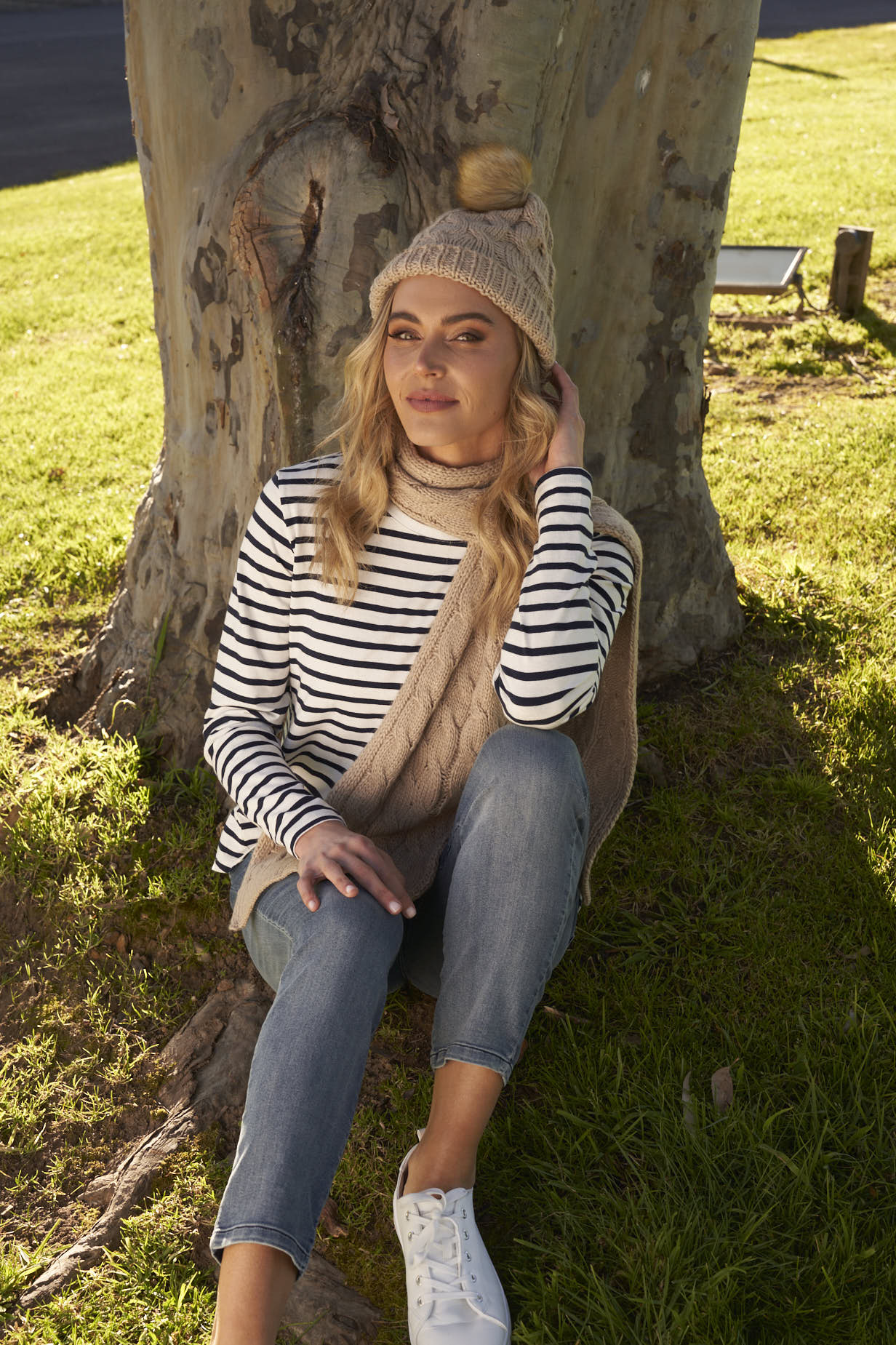 NEW Elsie Beanie - Navy | Betty Basics | Our favourite Elsie Beanie in two new colours - your winter wardrobe's new fave accessory! Keep cosy and stylish with this fun and versatile accessory. Elie's best f