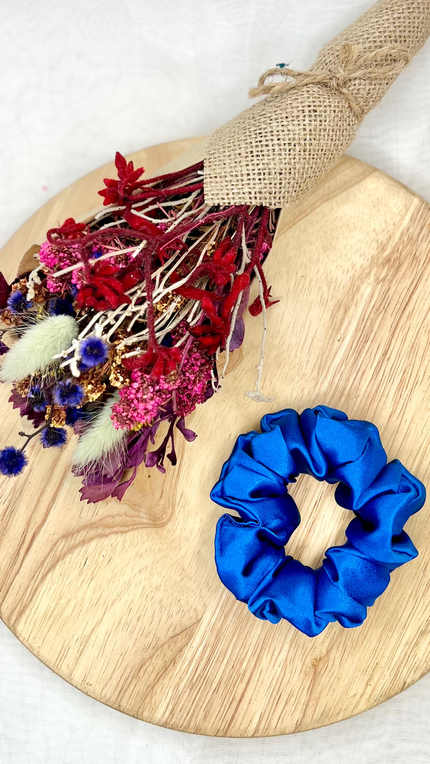 Berry Sweet Regular Satin Scrunchies: Satin scrunchies are our top seller, a crowd favourite! Super stretchy and comfortable to wear - you won't be disappointed! This scrunchie comes in a variety of gorg - Ciao Bella Dresses 