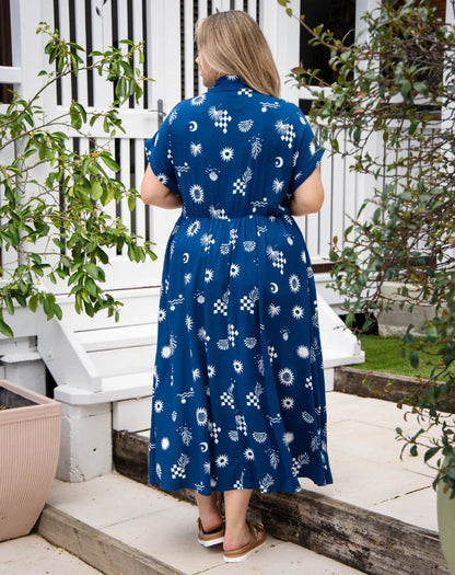 Elsie Dress - Blue Paradise