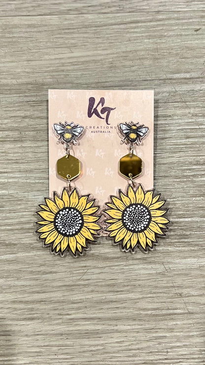 Sunflower 2025 earrings australia