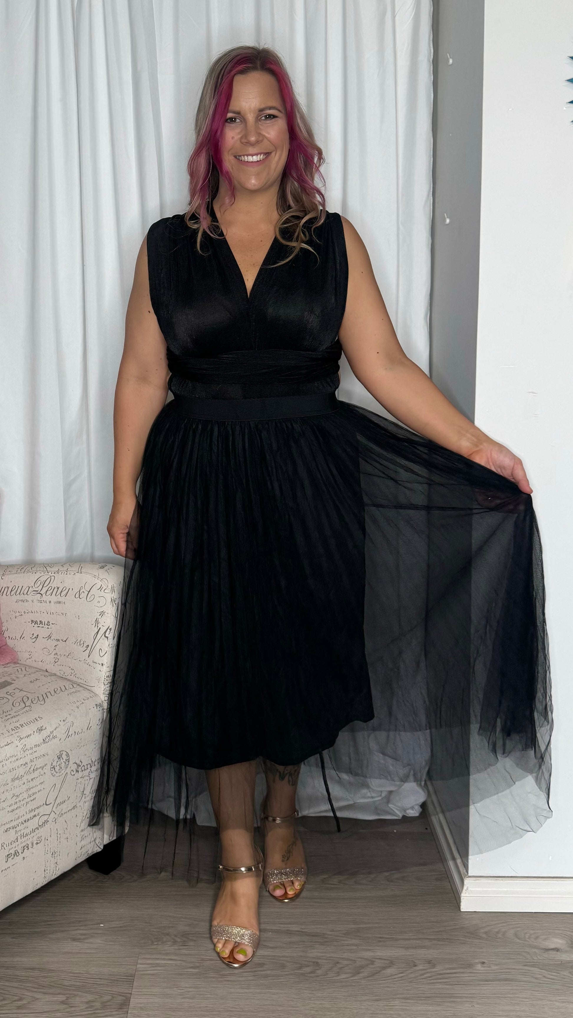 Sway Mesh Fairy Skirt - Black Ciao Bella Dresses Sway Mesh Fairy Skirt - Black Ciao Bella Dresses