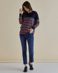 Sophie Knit Jumper - Rainbow Stripe