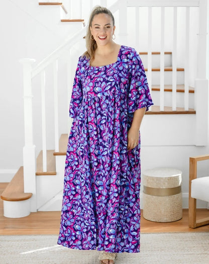 Kalani Maxi Dress - Violet Blossom