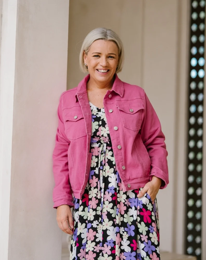 Frankie Denim Jacket - Pink