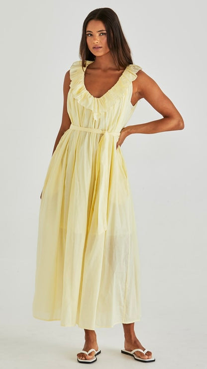 Lilla Dress - Butter Yellow