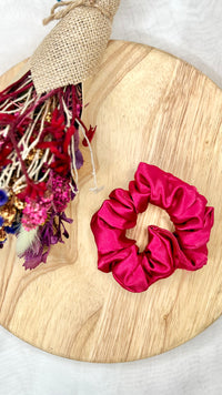 Berry Sweet Regular Satin Scrunchies | Berry Sweet Scrunchies | Satin scrunchies are our top seller, a crowd favourite! Super stretchy and comfortable to wear - you won't be disappointed! This scrunchie comes in a variety of gorg
