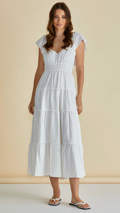Sadie Dress - White