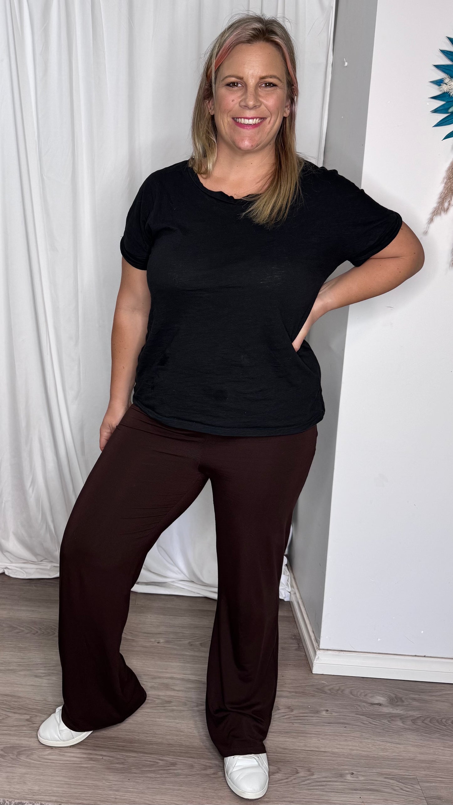 Houston Bamboo Pants - Chocolate