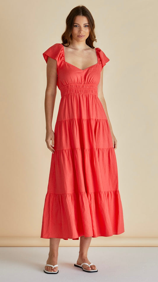 Sadie Dress - Red
