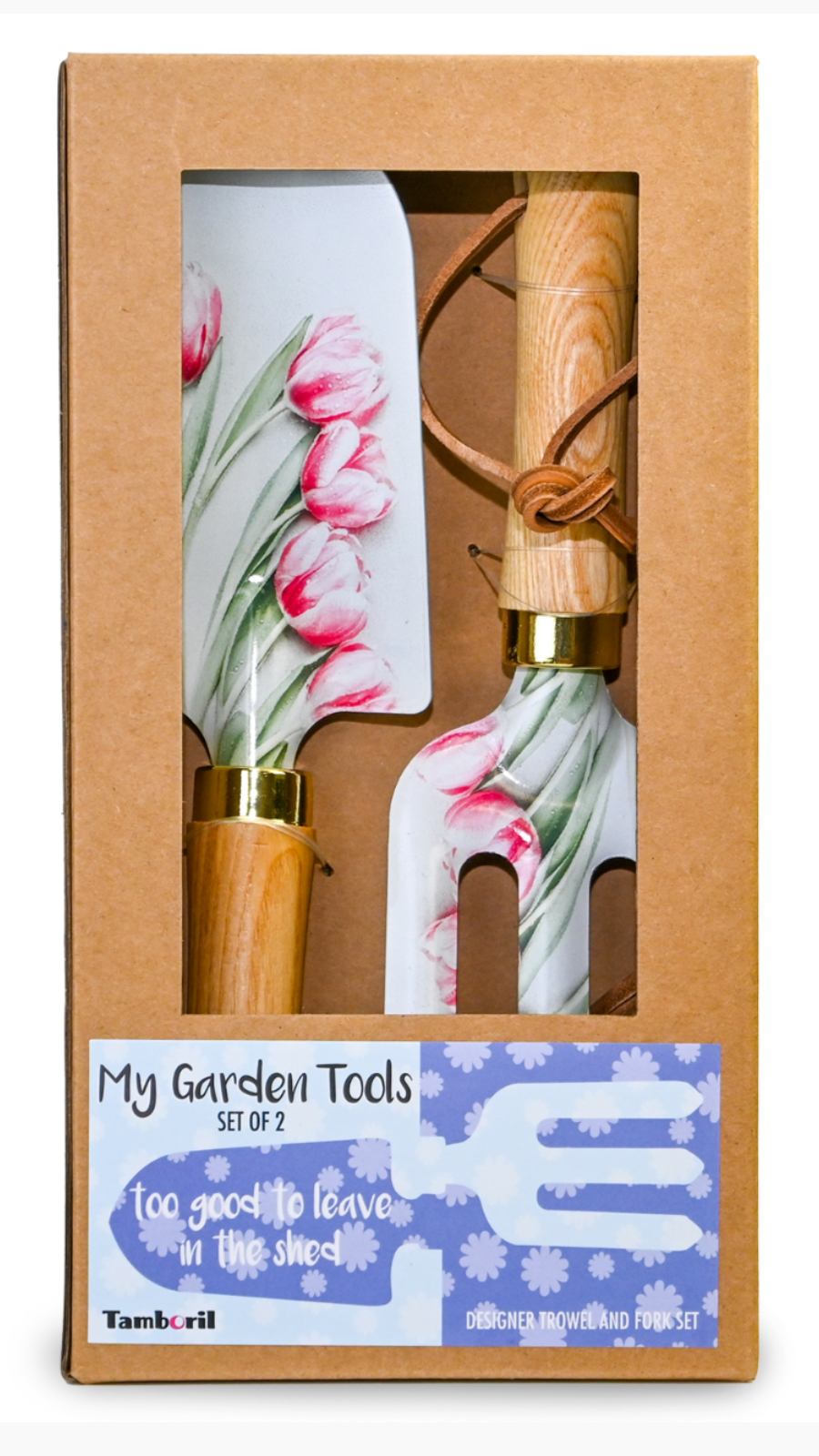 Botanics Gardening Tools | Tamboril | A gorgeous gift for the avid gardener. These Tamboril Metal Garden Tool Set come with a hand trowel and fork (approx 27cm long), each printed with a stunning botanic | Ciao Bella Dresses