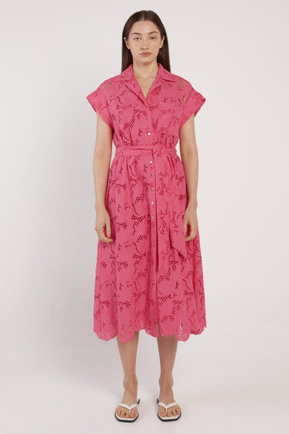 Worth It Dress - Hot Pink