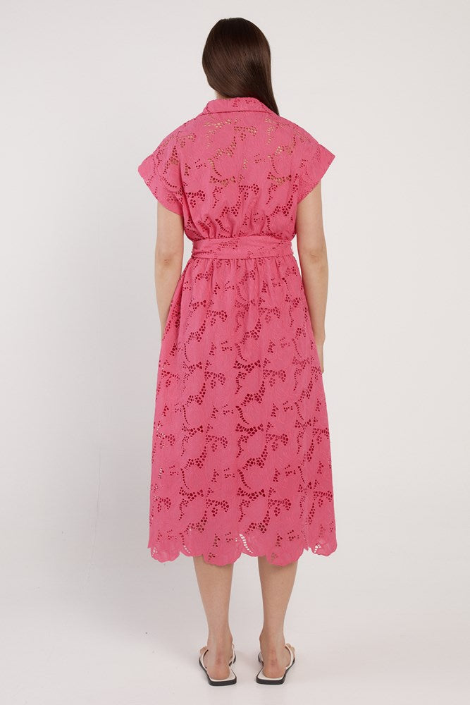 Worth It Dress - Hot Pink