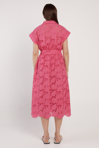 Worth It Dress - Hot Pink