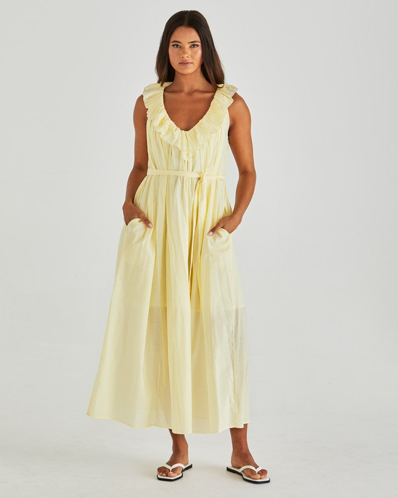 Lilla Dress - Butter Yellow