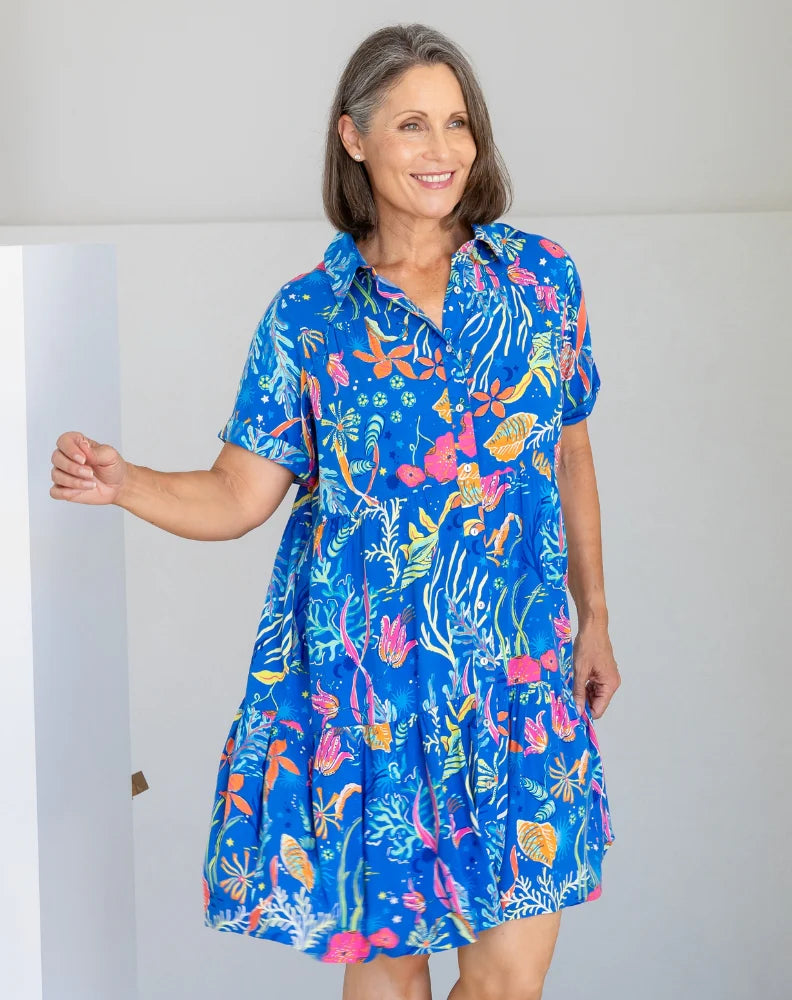 Sherry Shirt Dress - Reef