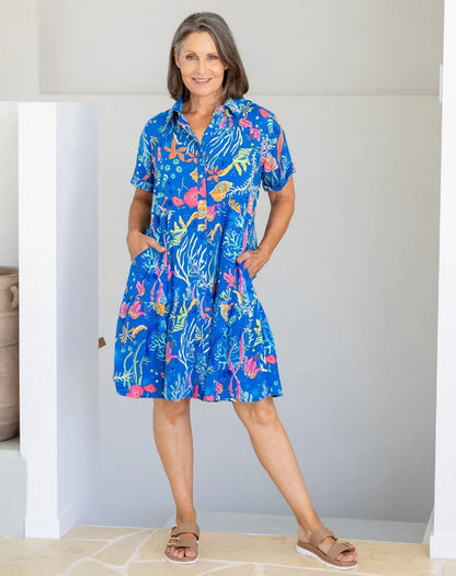Sherry Shirt Dress - Reef