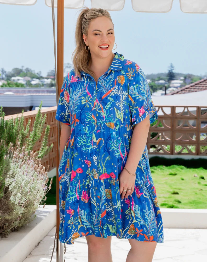 Sherry Shirt Dress - Reef