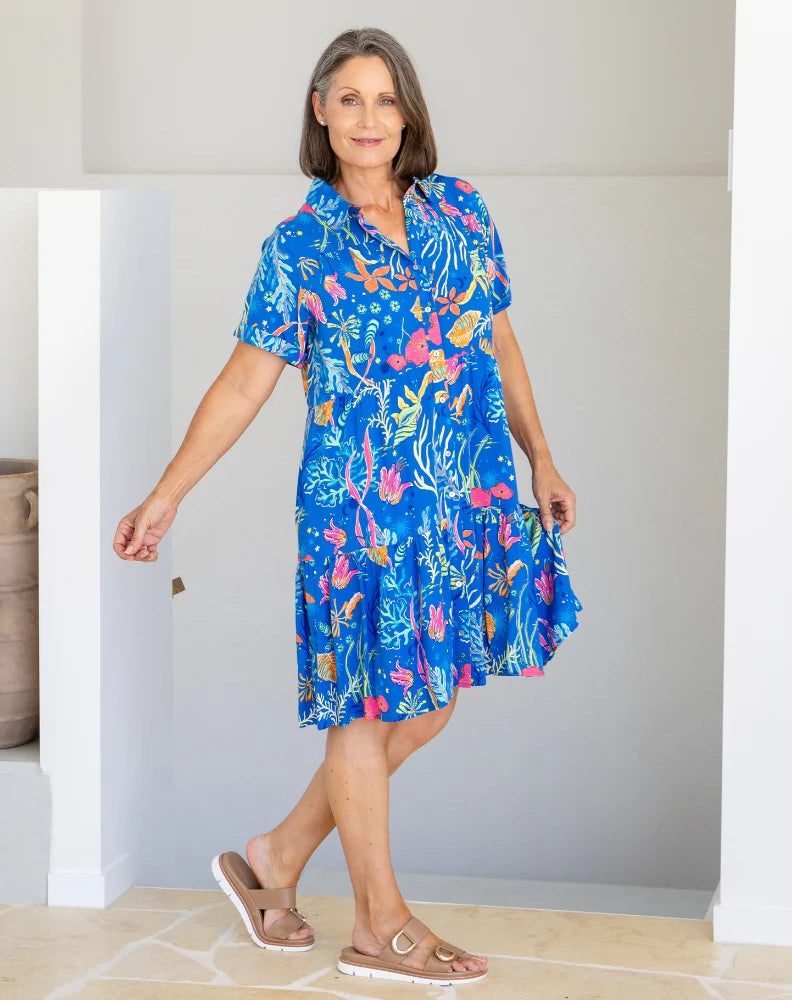 Sherry Shirt Dress - Reef