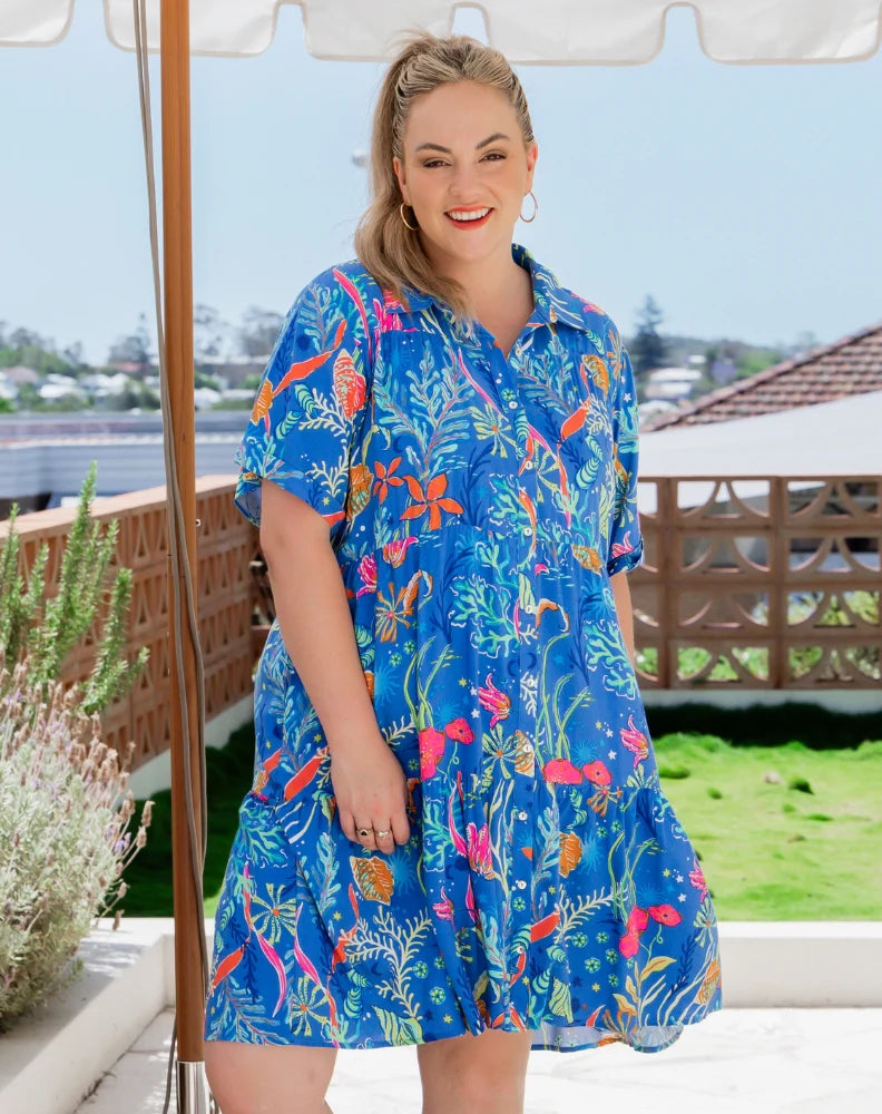 Sherry Shirt Dress - Reef
