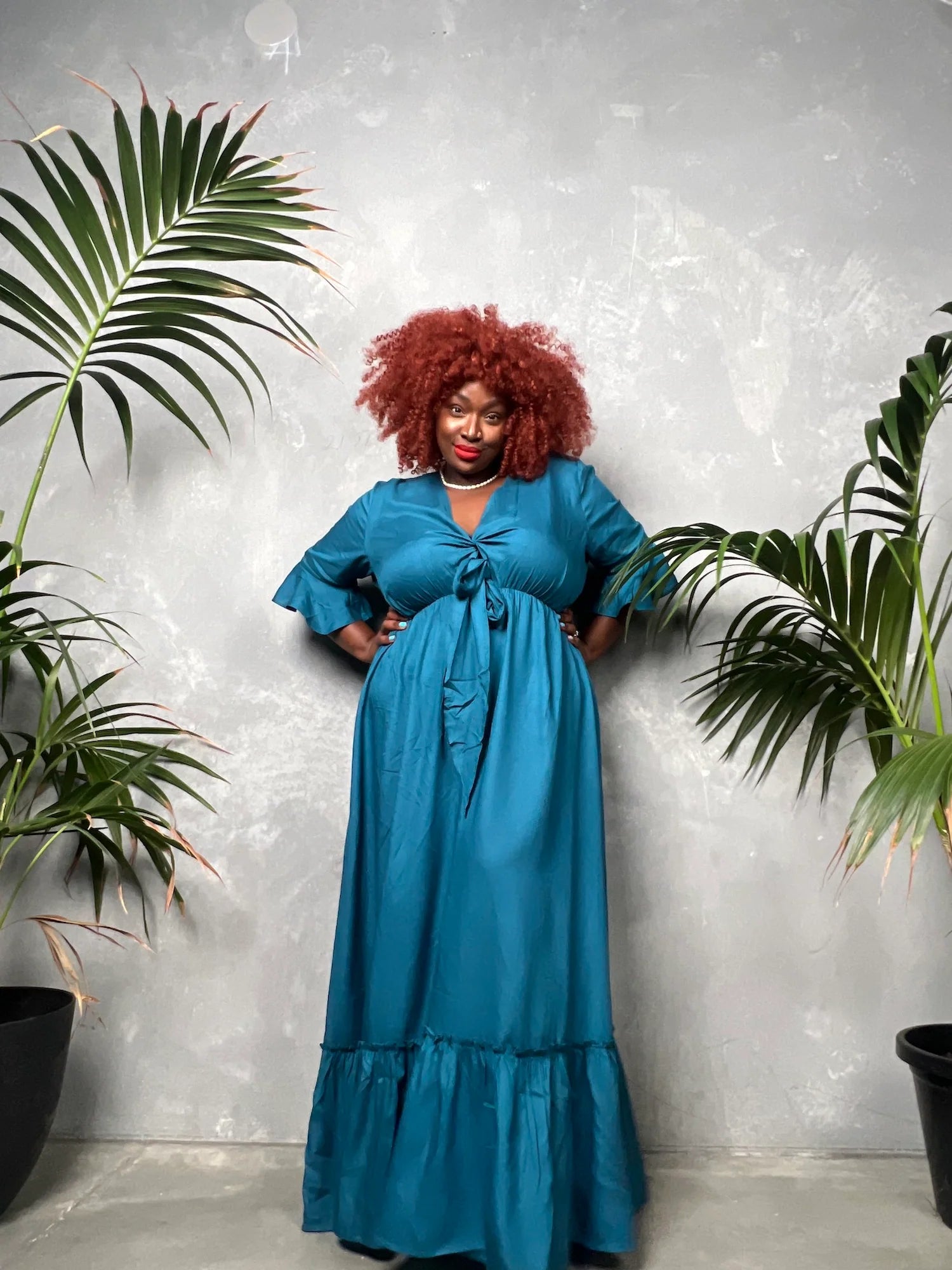 Shop the NEW Nicole Maxi Tie Dress at Ciao Bella Dresses