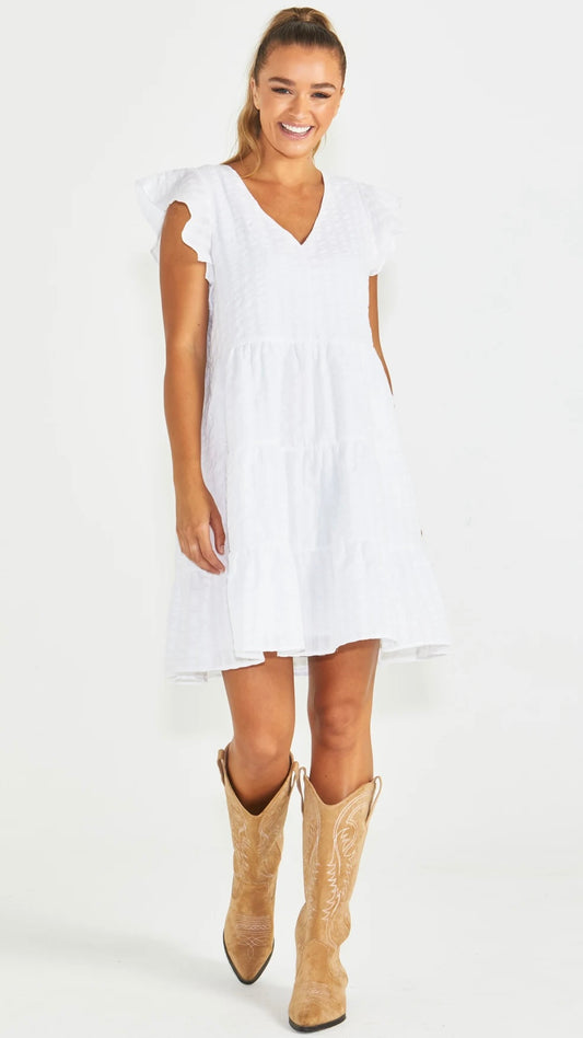 Phillipa Dress - White