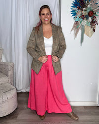 *NEW* Francesca Wide Leg Pants | Sass Clothing | Step into chic comfort with the Francesca Wide Leg Pant! Tailored for a relaxed fit, these pants boast a wide leg profile and a stylish flat front waistband. The ela