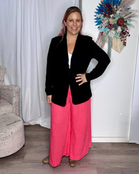 *NEW* Francesca Wide Leg Pants | Sass Clothing | Step into chic comfort with the Francesca Wide Leg Pant! Tailored for a relaxed fit, these pants boast a wide leg profile and a stylish flat front waistband. The ela