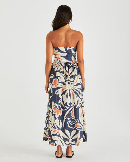 Jana Strapless Dress - Wild Orchid