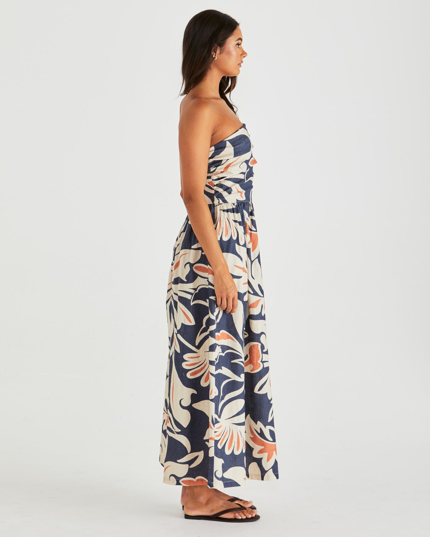 Jana Strapless Dress - Wild Orchid