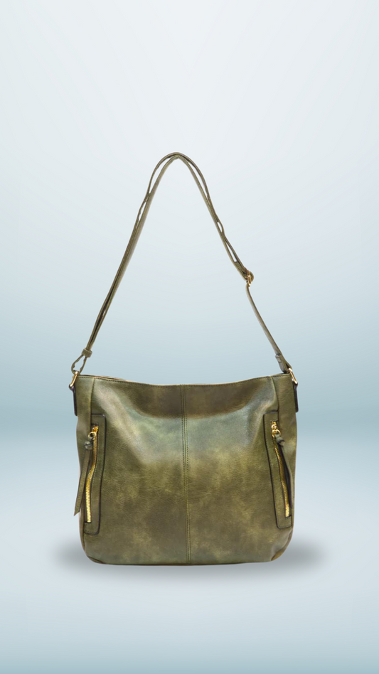 Lizzie Shoulder Bag - Olive