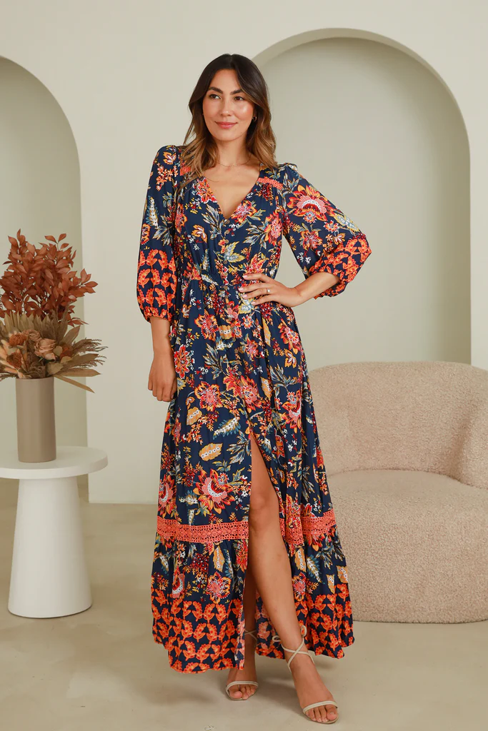 Tiara Maxi Dress: The Tiara Dress is a real showstopper, with a stunning new print and all the same amazing features as the Bailey Maxi that'll make your heart flutter. It's totally k - Ciao Bella Dresses - Dreamcatcher