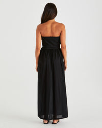 Mina Strapless Dress - Black