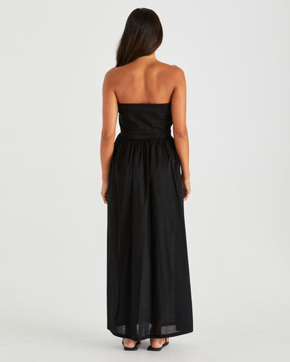 Mina Strapless Dress - Black