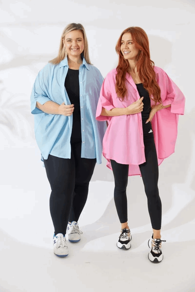 Noosa Shirt - Baby Pink