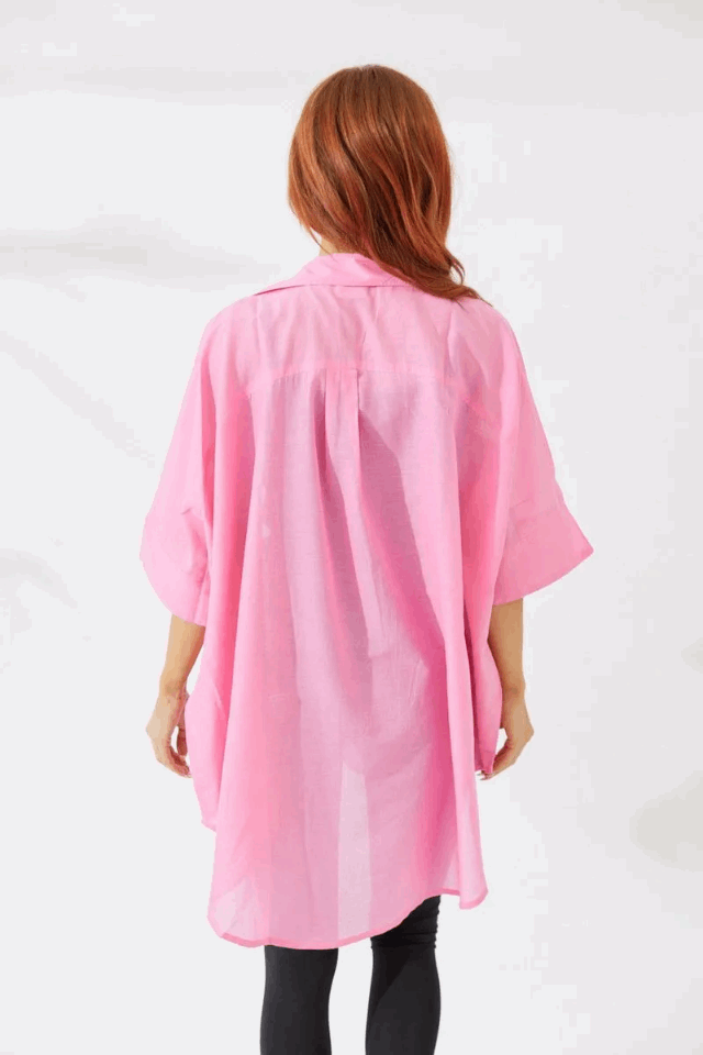 Noosa Shirt - Baby Pink