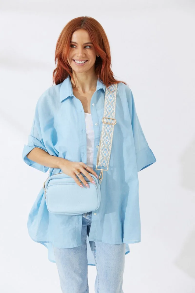 Noosa Shirt - Sky Blue