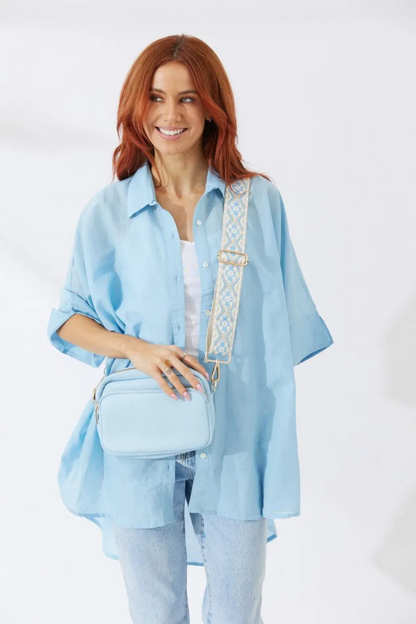 Noosa Shirt - Sky Blue